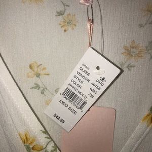 White dress with yellow flowers from Pacsun.